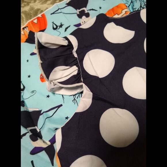 NWT Witch/Polka Dot Print Dress Size 5 Halloween Spooky Season - Picture 6 of 6